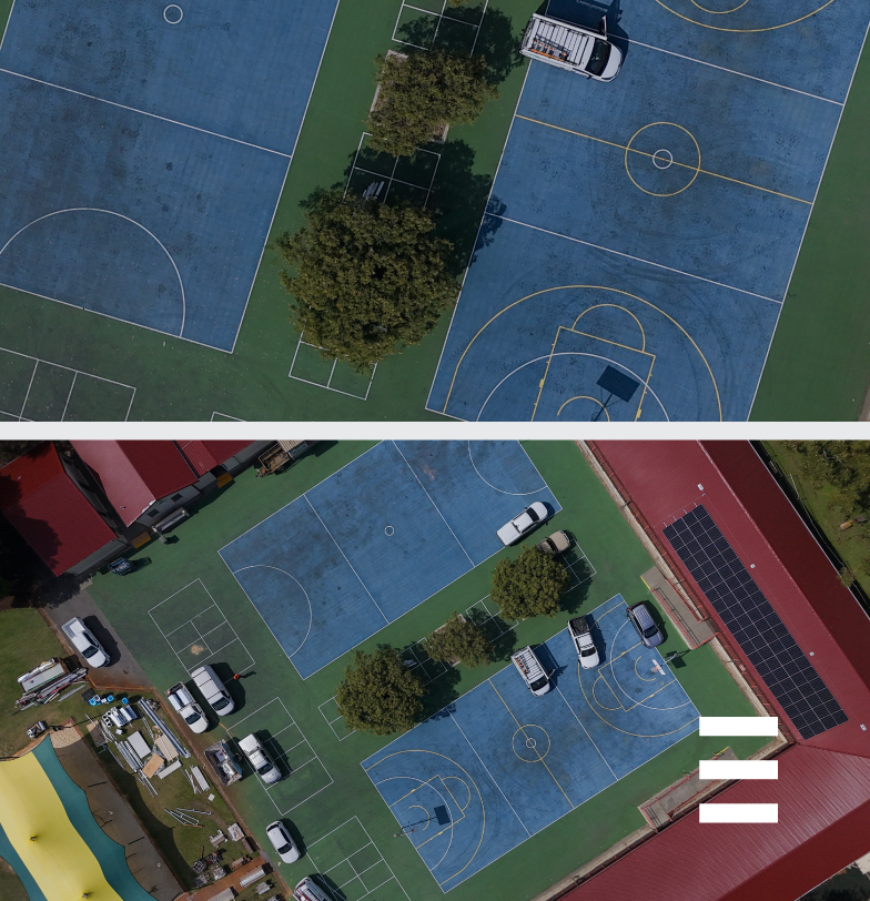 Large-scale Surface Cleaning