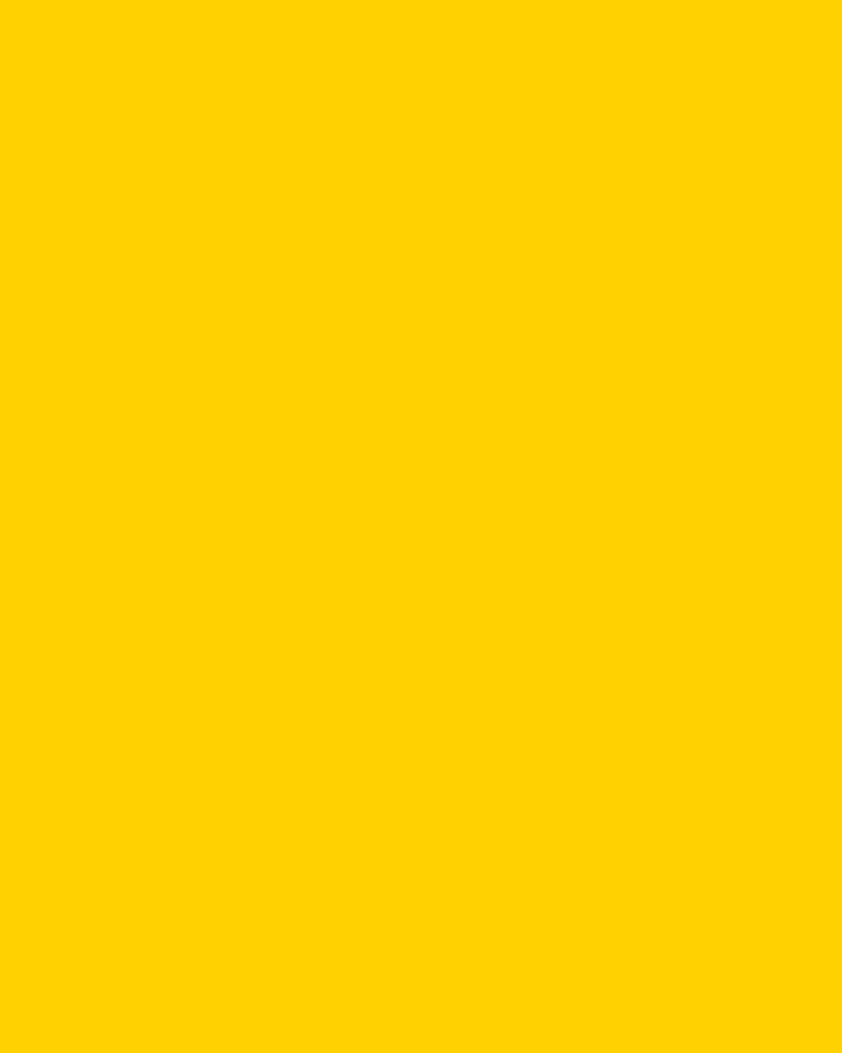 Solid bright yellow square background.