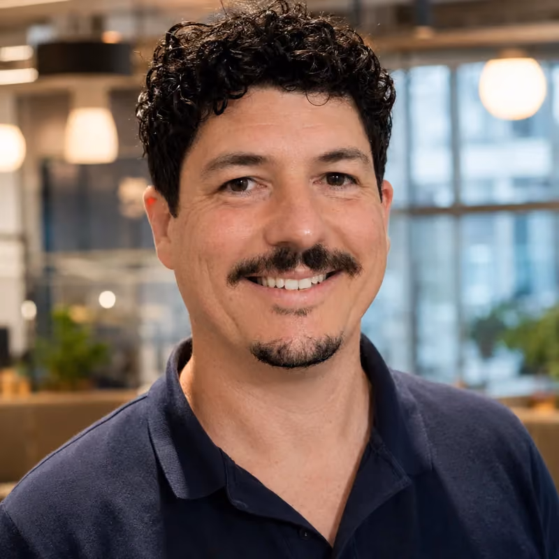 Elscomm team member in the office