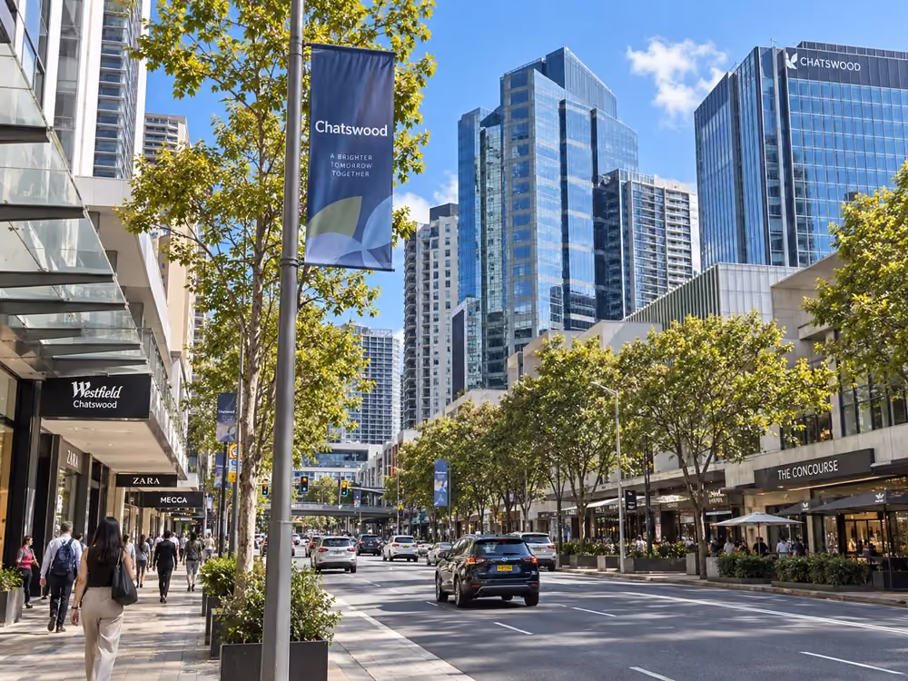 Victoria Avenue in Chatswood, where Elscomm provides IT support