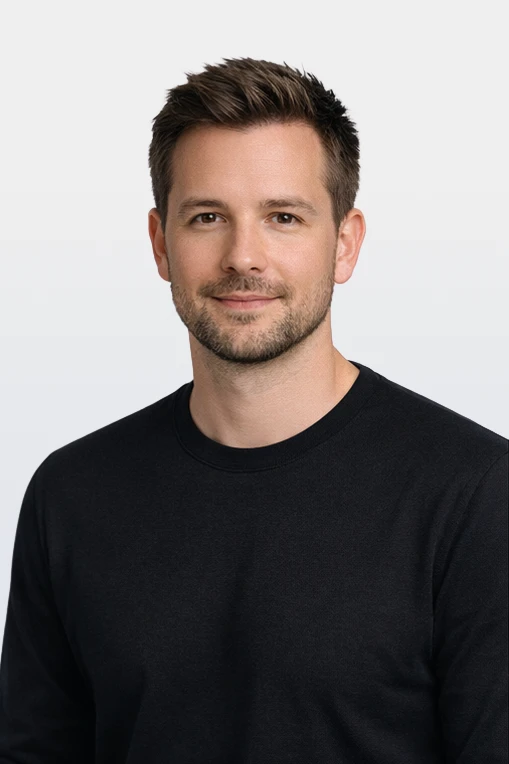 Professional man portrait with neutral background