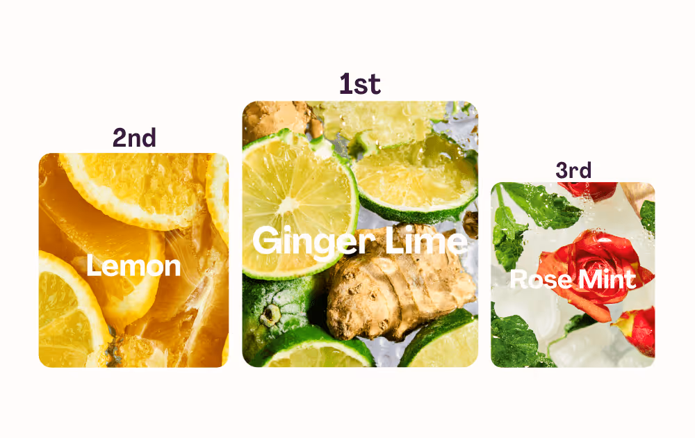 The top 3 favorites Dripl Drink flavors from Unit-T