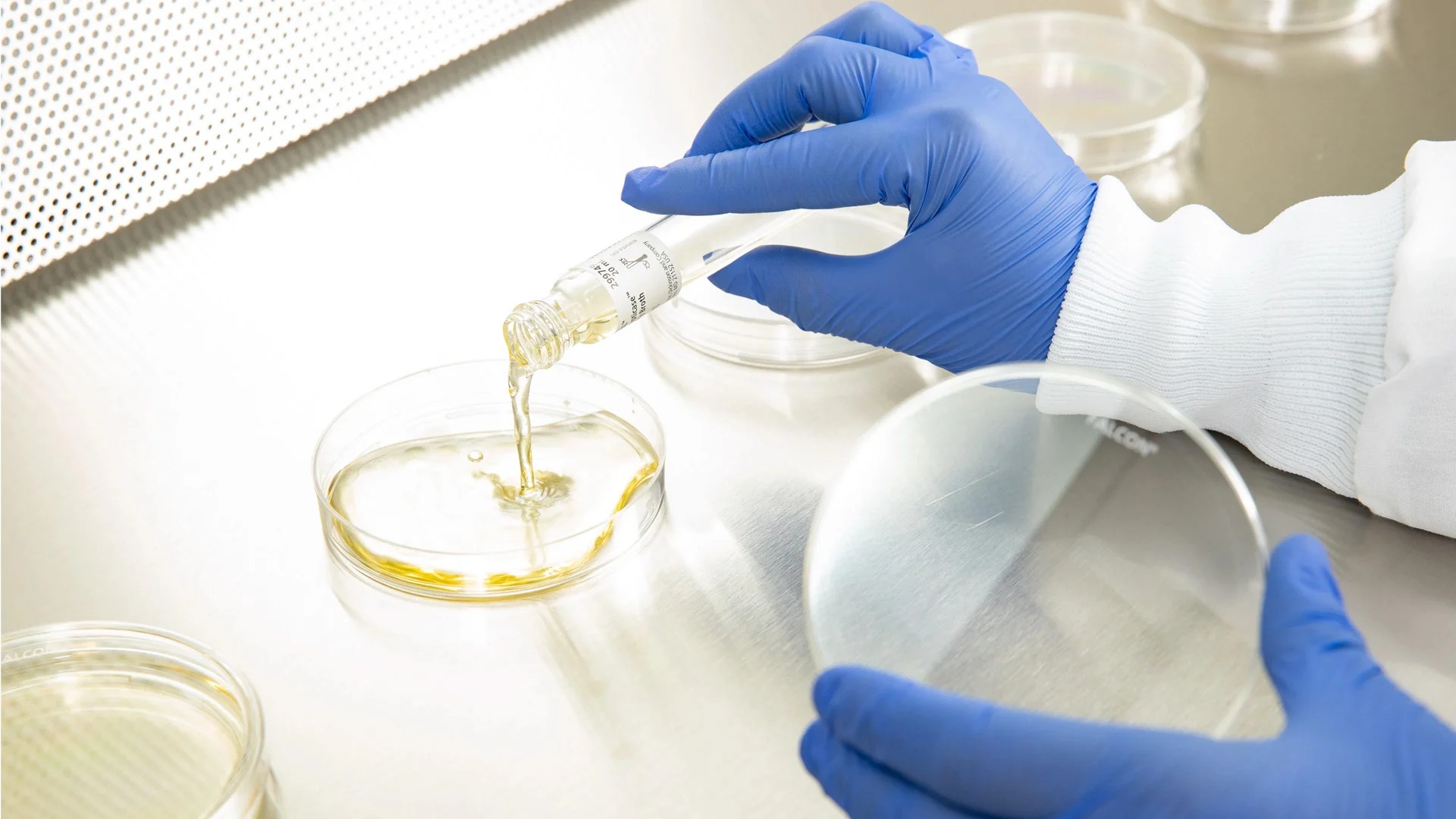 Environmental monitoring lab work