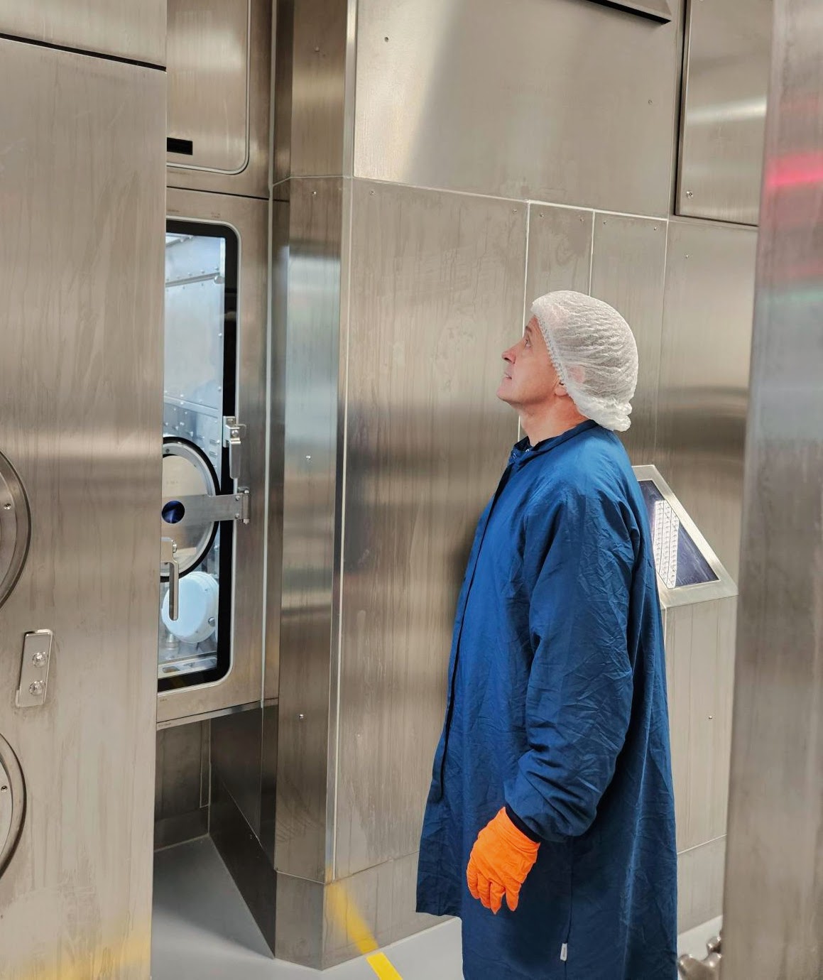 Filling line washer at Novo Nordisk HAA Gentofte pharmaceutical facility