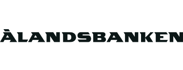 Ålandsbanken logo text in black uppercase letters.