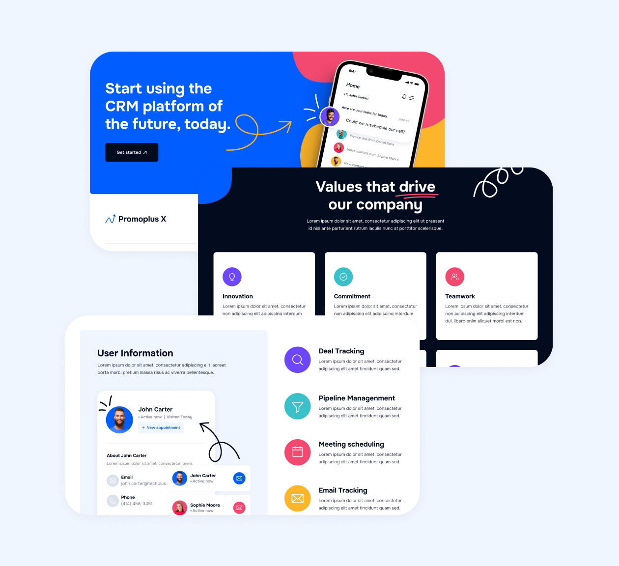 Sections - Promoplus X Webflow Template