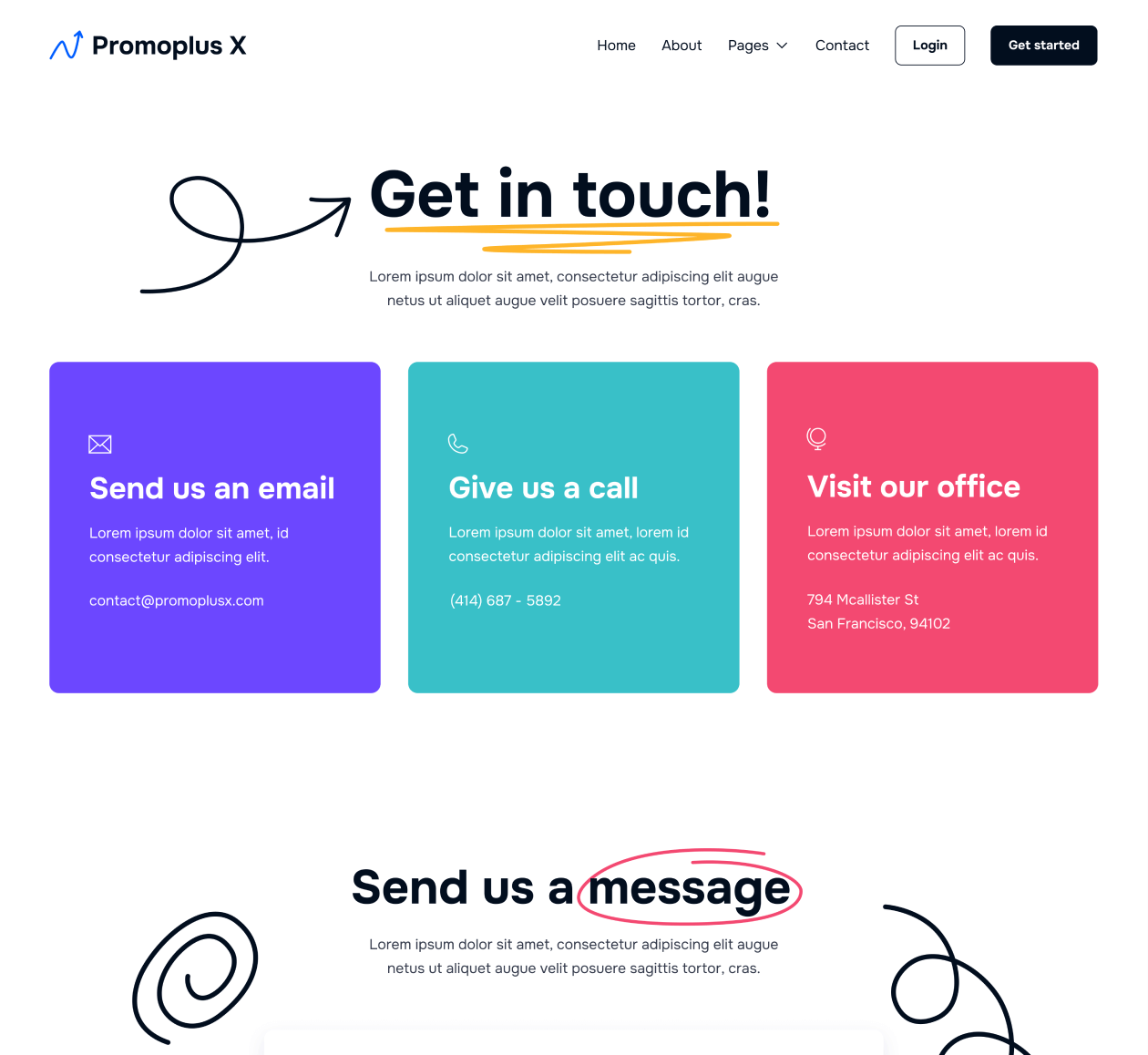 Contact - Promoplus X Webflow Template