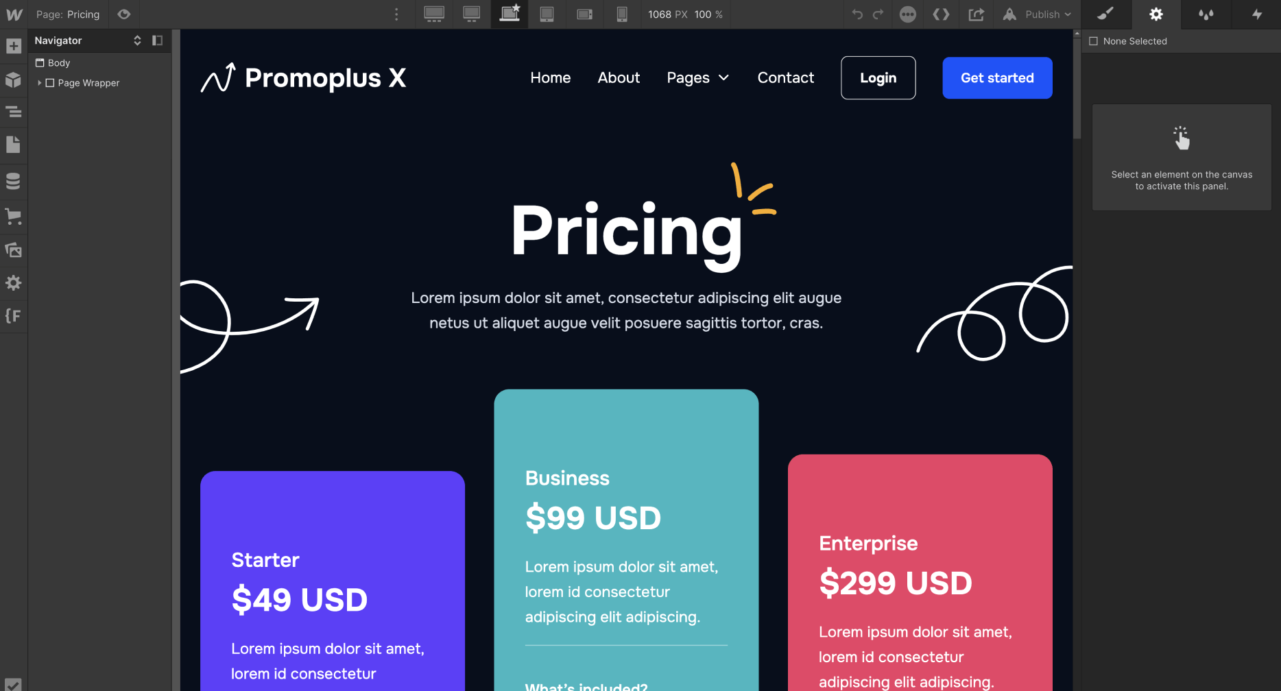 eCommerce Products - Promoplus X Webflow Template