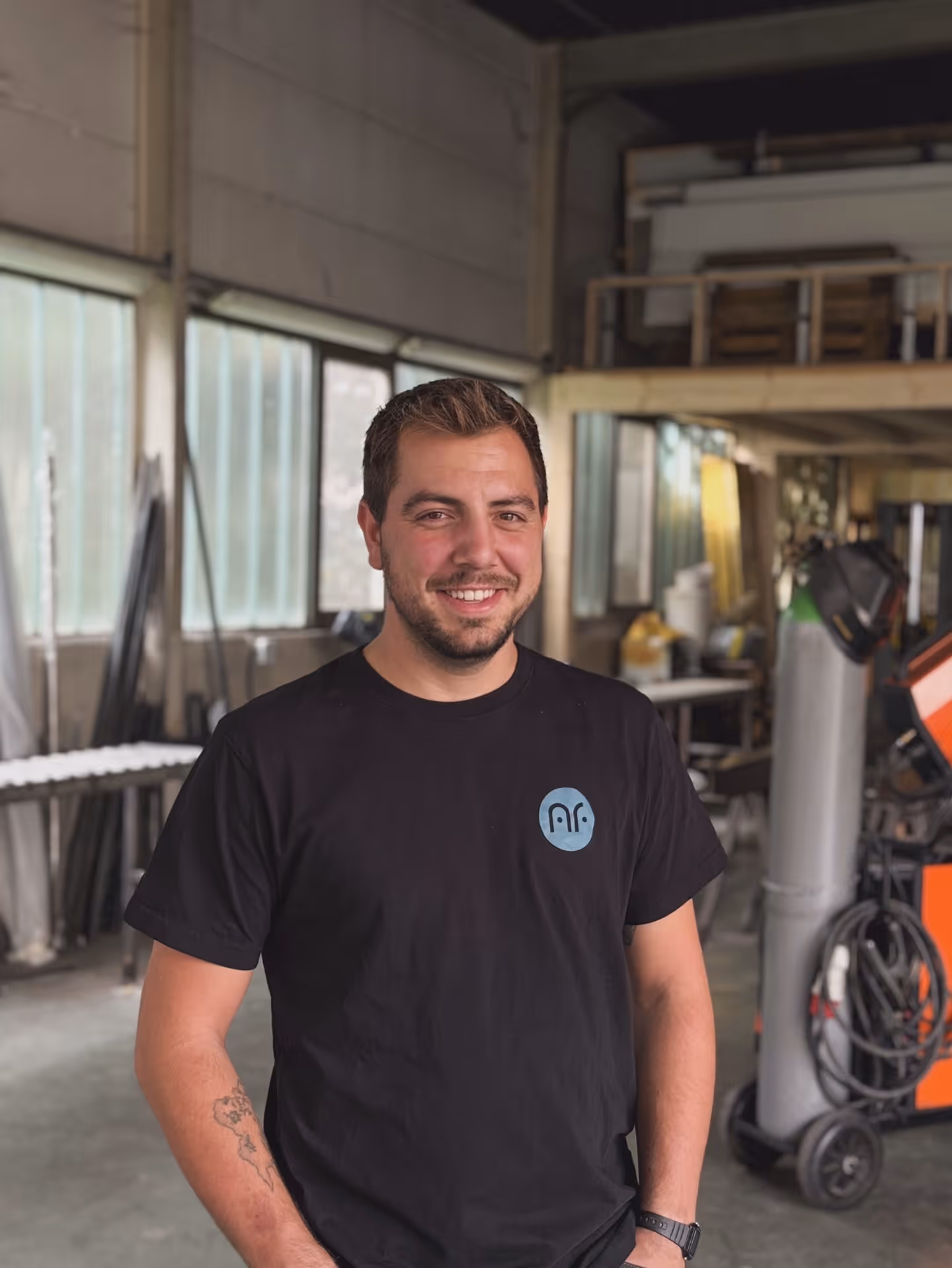 Théo Mietta, fondateur de l'Atelier du FER, constructeur métallique à Vevey