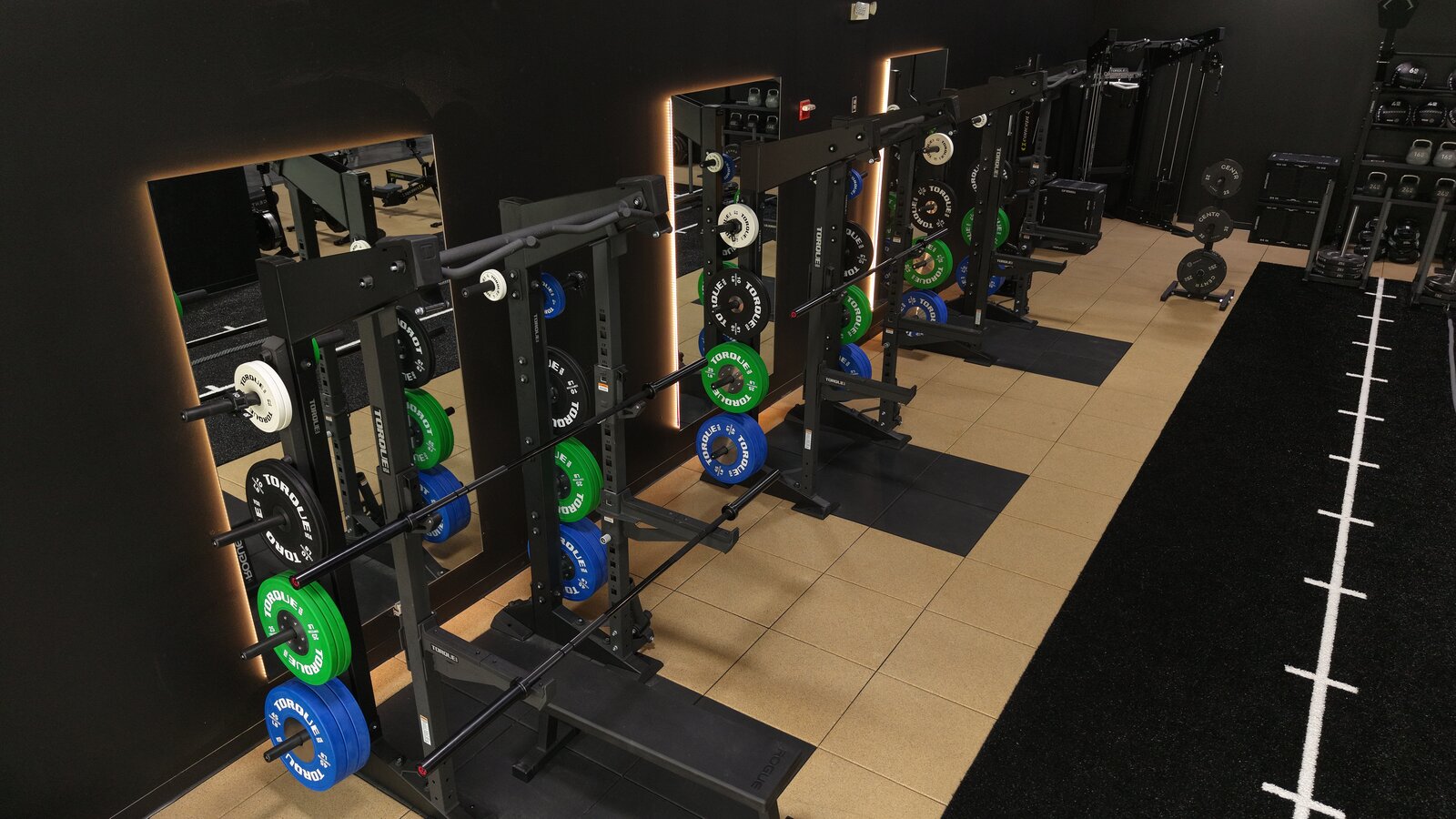 Racks and mirrors