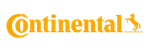 Continental brand logo with the word ‘Continental’ in orange and a rearing horse symbol at the end.