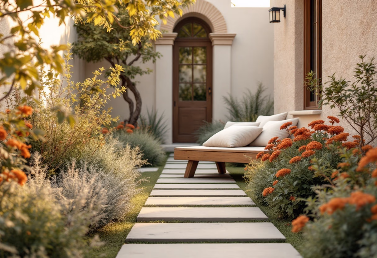 image of a beautifully landscaped garden