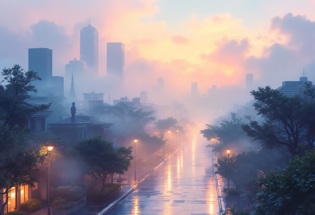 image of city landscape (for a mobility and transportation)