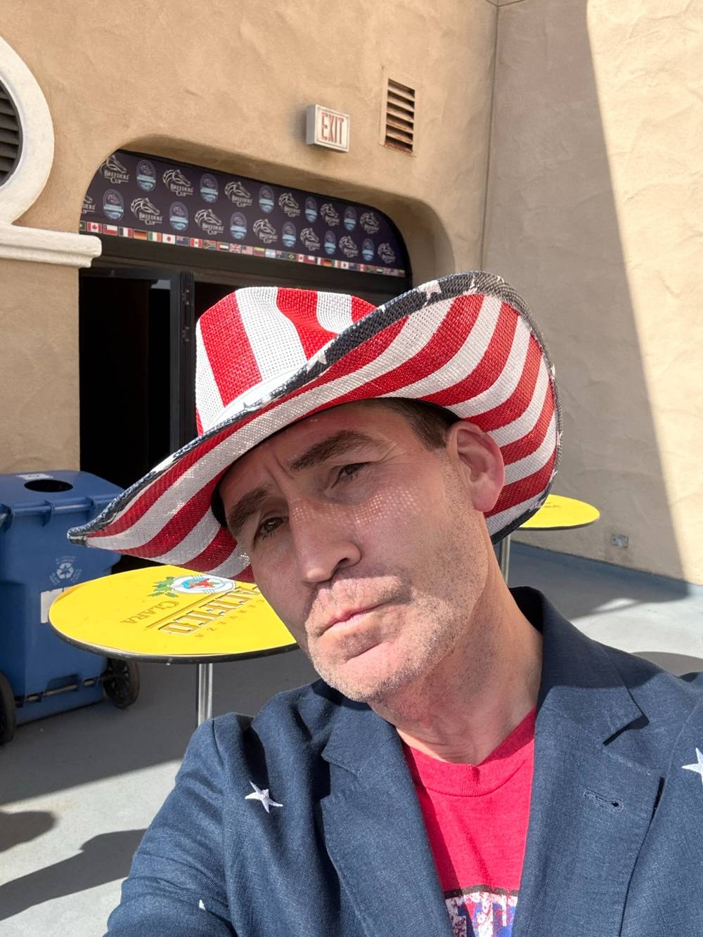 Todd Dunphy, Breeders' Cup, American flag cowboy hat