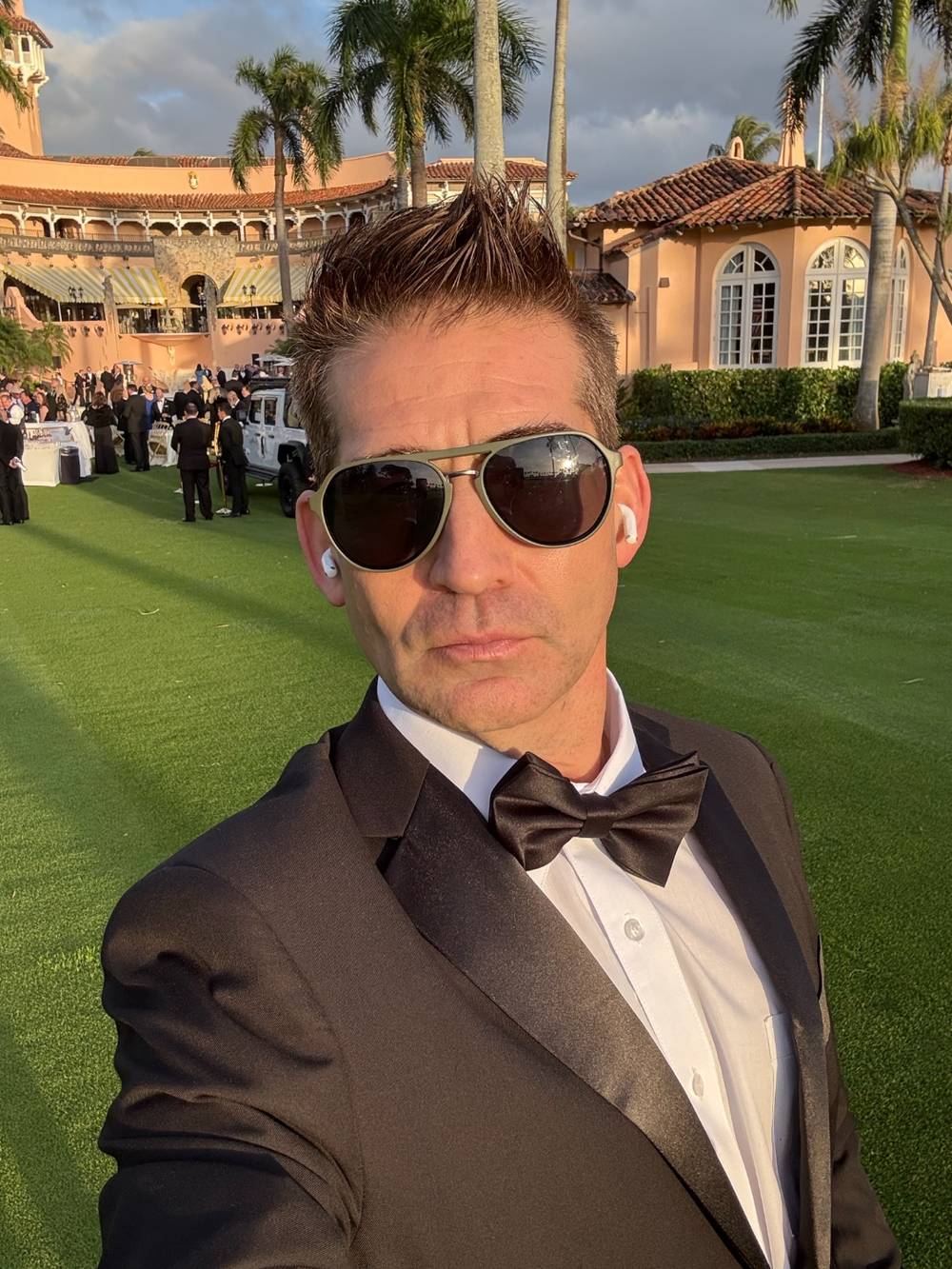 Todd Dunphy at Mar-a-Lago, black-tie event