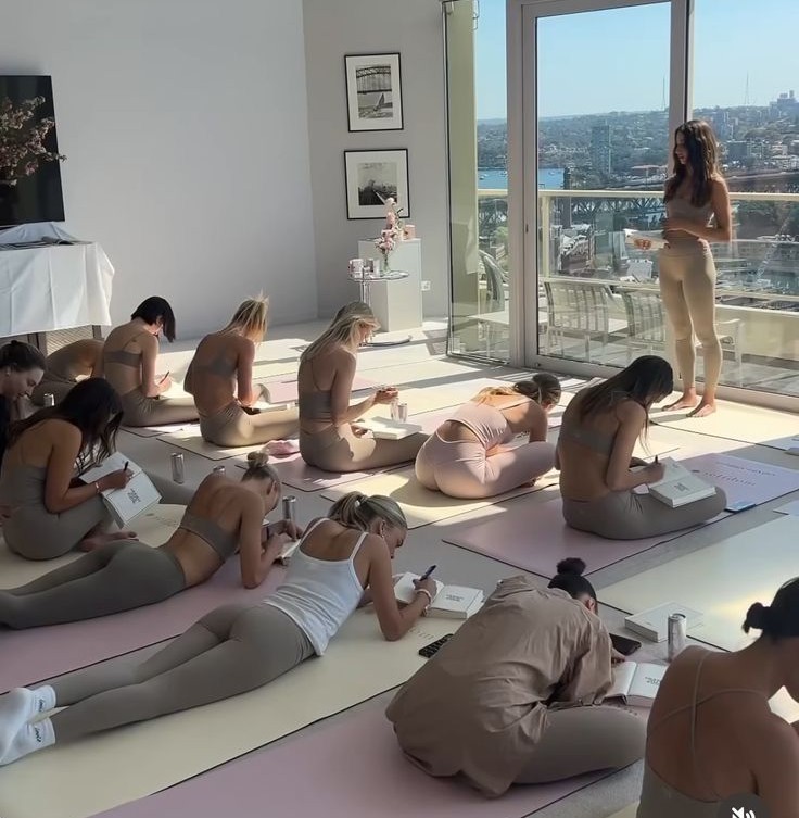 image of author speaking at an event