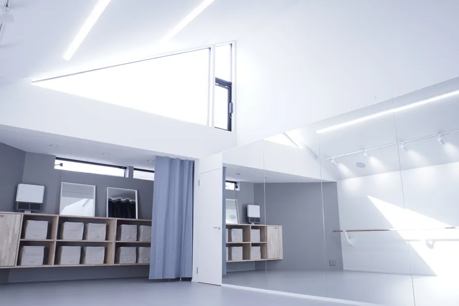 yoga class in session