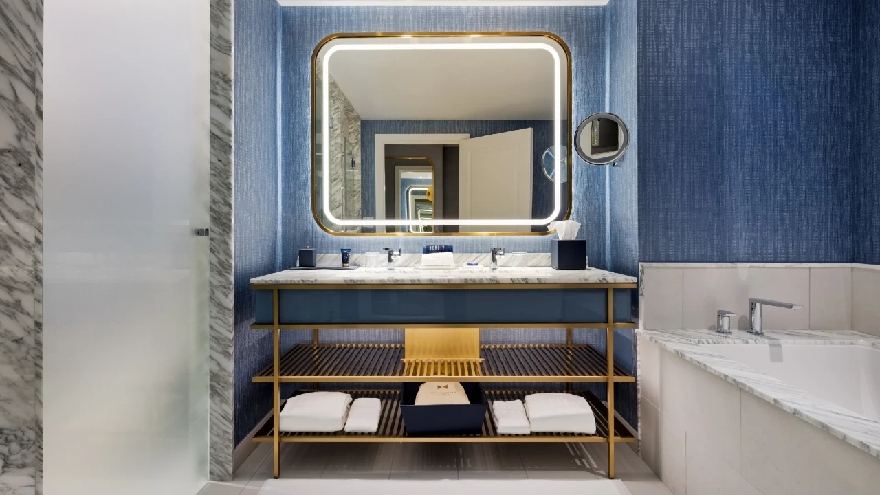 Bleau Bathroom at Fontainebleau Las Vegas