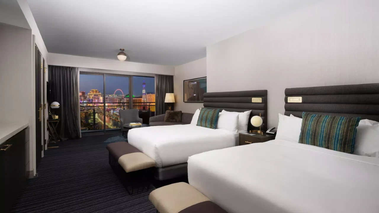 Terrace Studio Two Queen Fountain View at The Cosmopolitan of Las Vegas