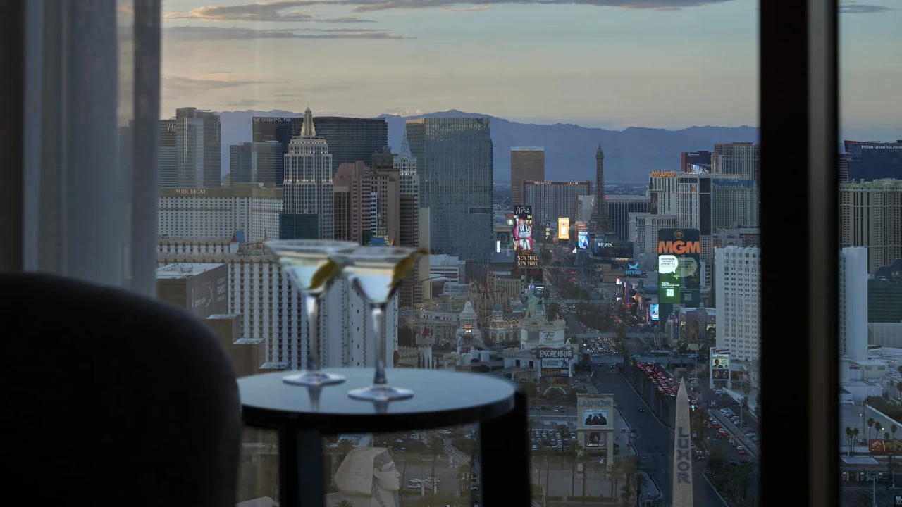 Strip View One Bedroom Suite at Four Seasons Las Vegas