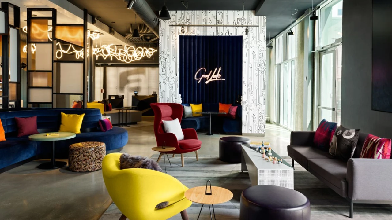 Lobby at Aloft Henderson