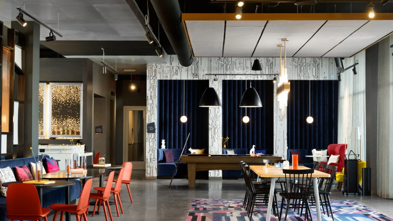Lobby at Aloft Henderson
