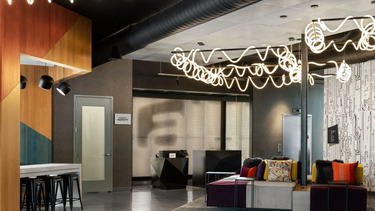Lobby at Aloft Henderson