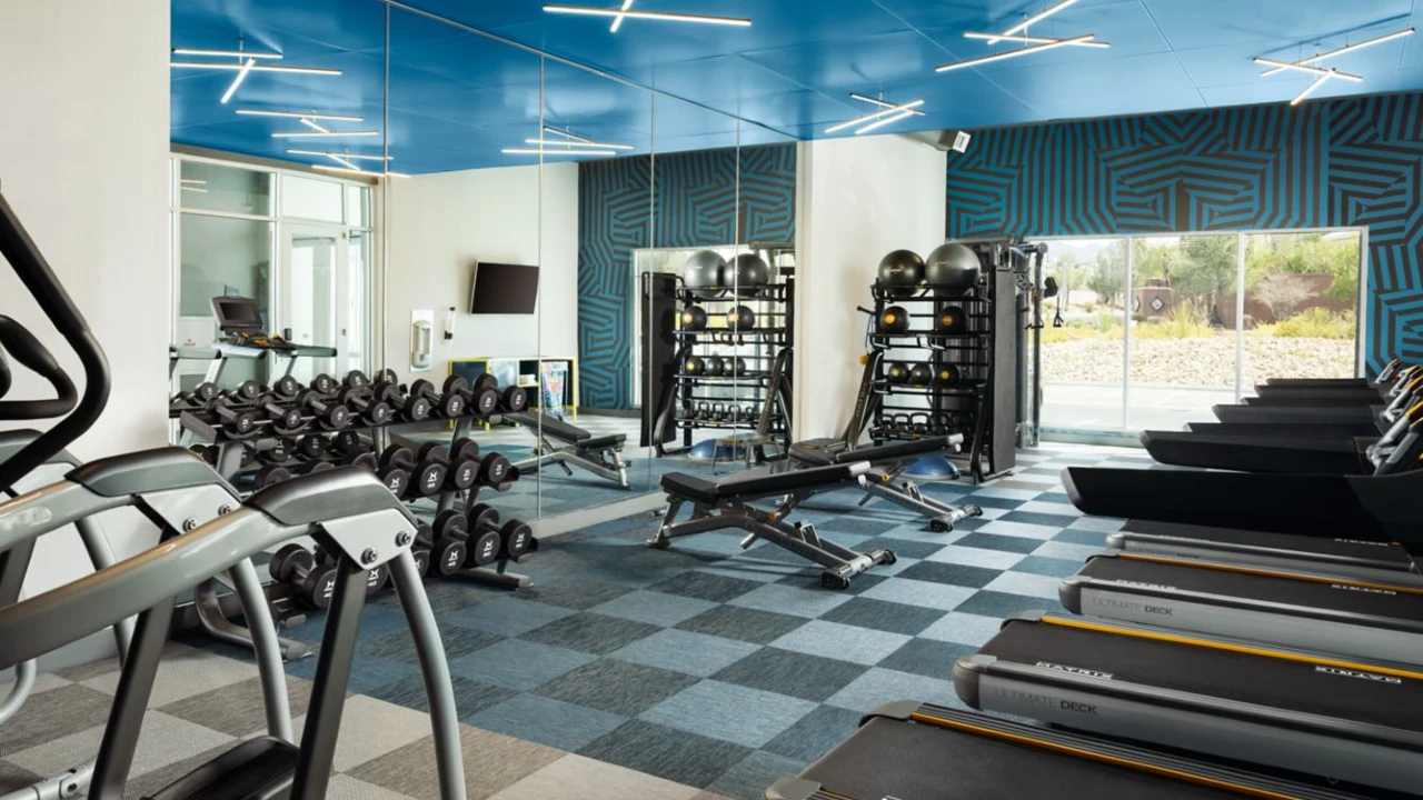 Fitness Facility at Aloft Henderson