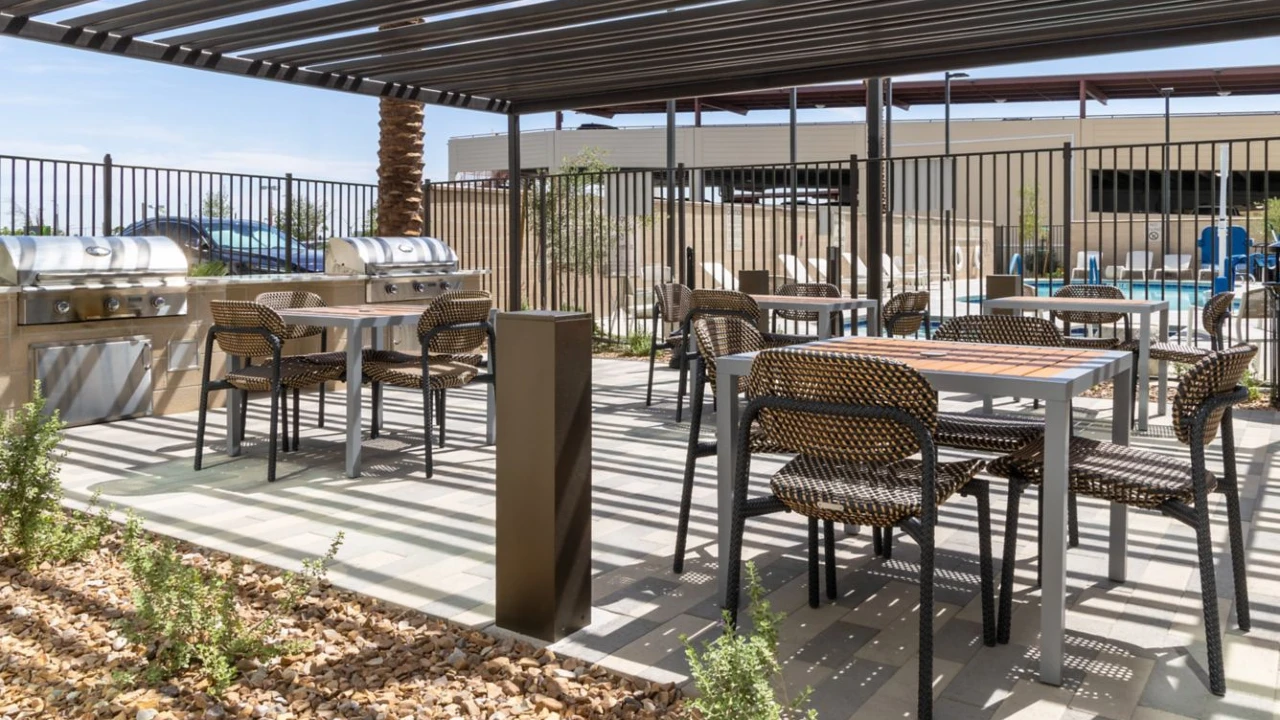 Backyard at Element Las Vegas Airport