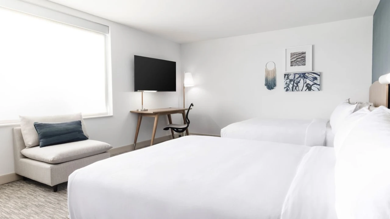 Guest Room Bedroom at Element Las Vegas Airport