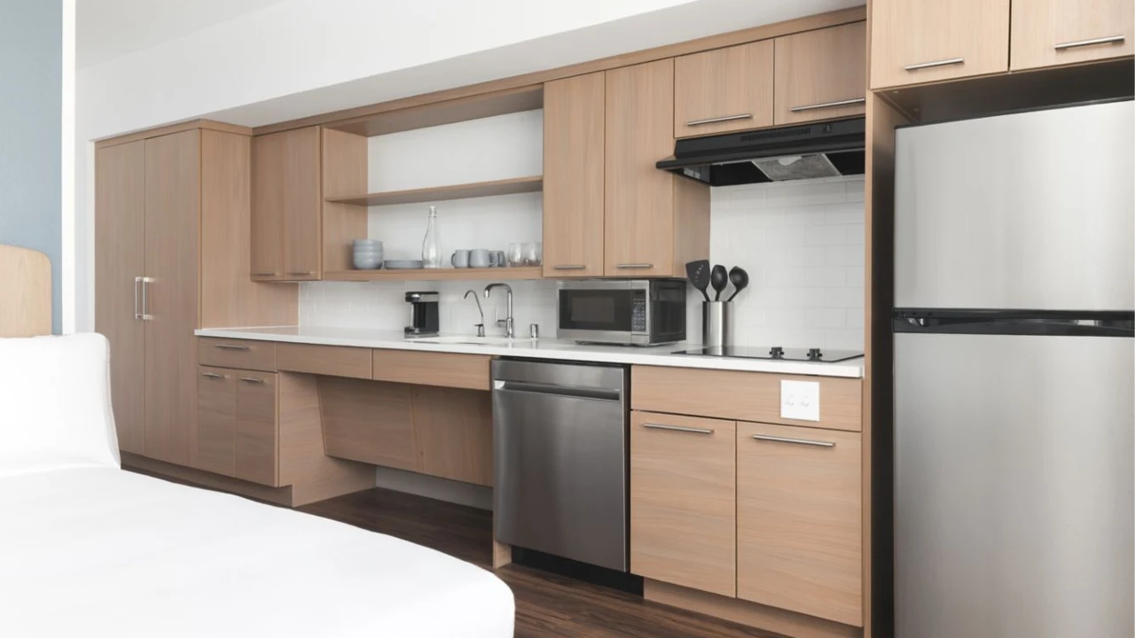 Guest Room Kitchen at Element Las Vegas Airport