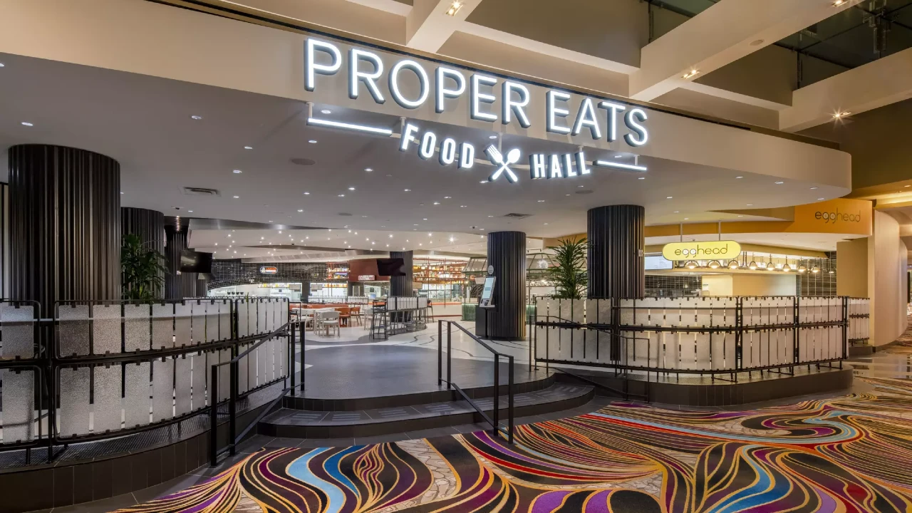 Proper Eats Food Hall at Aria Resort and Casino Las Vegas