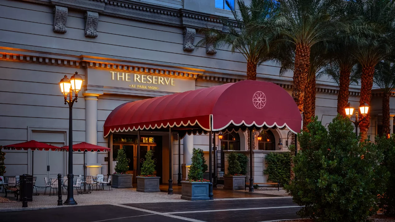 Hotel Entrance at The Reserve at Park MGM Las Vegas