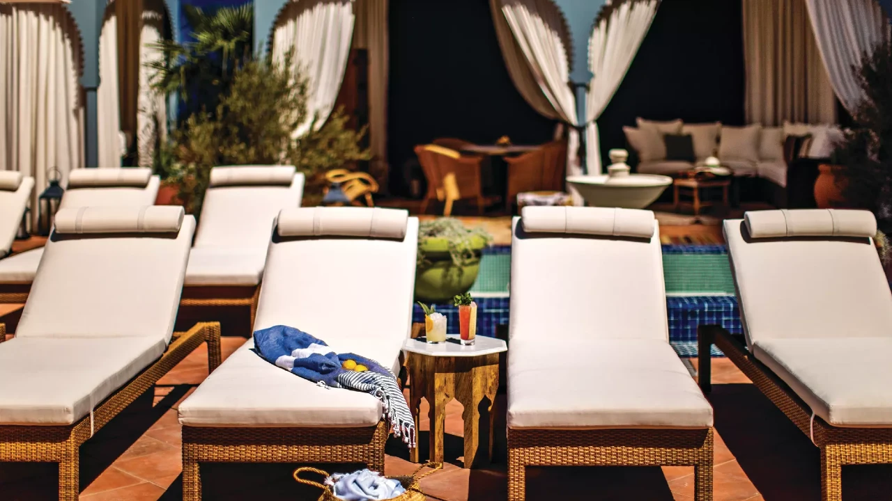 Pool Loungers at The Reserve at Park MGM Las Vegas