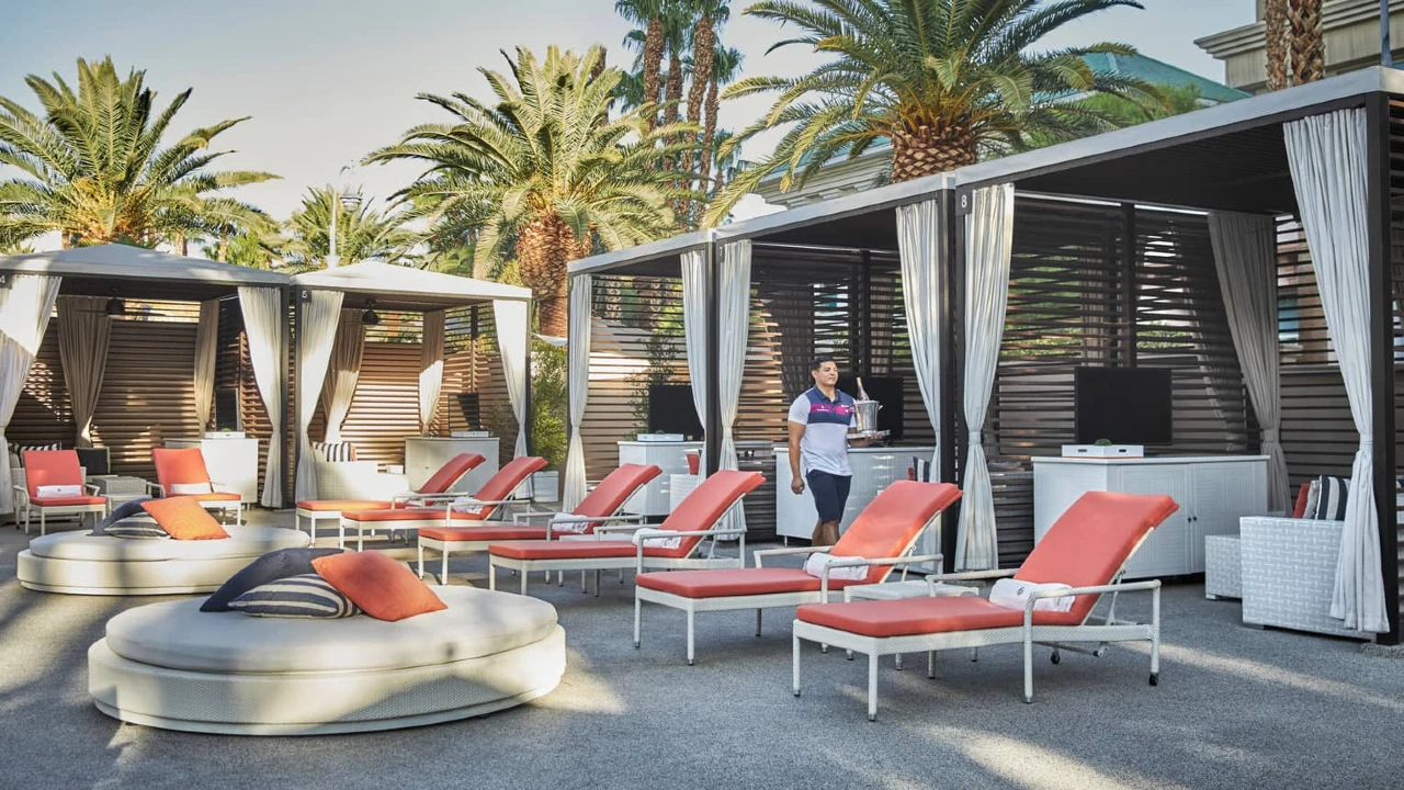 Pool Cabanas at Four Seasons Hotel Las Vegas