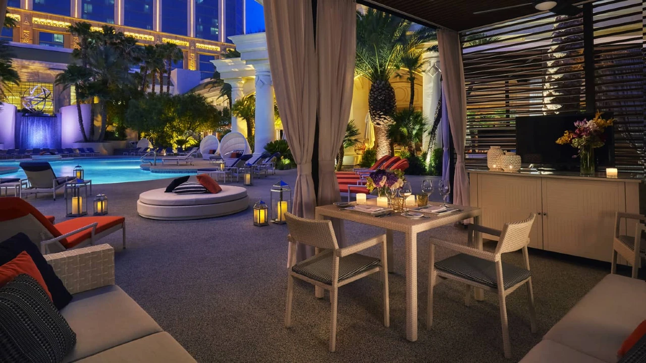 Pool Cabana at Four Seasons Hotel Las Vegas