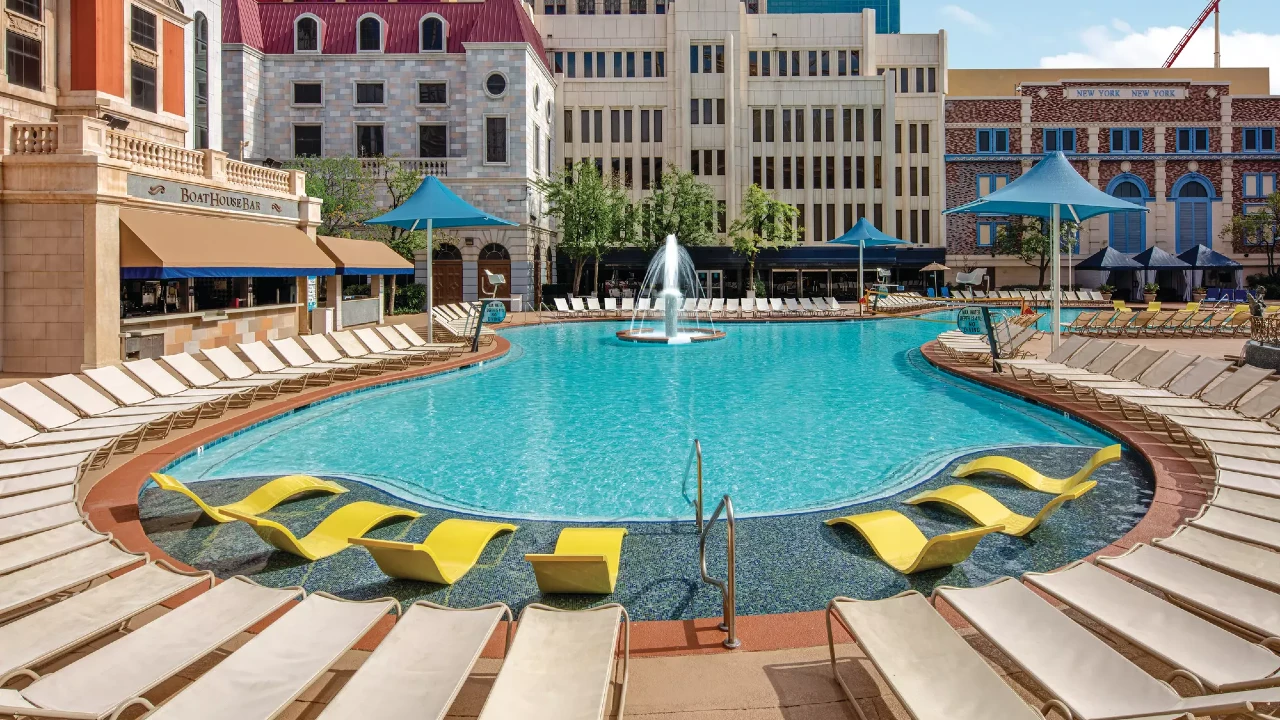 Pool at New York New York Hotel and Casino Las Vegas