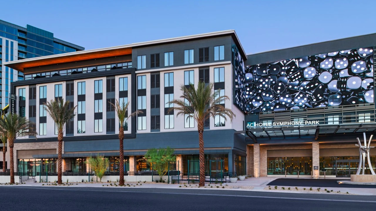 Hotel Exterior at AC Hotel Las Vegas Symphony Park