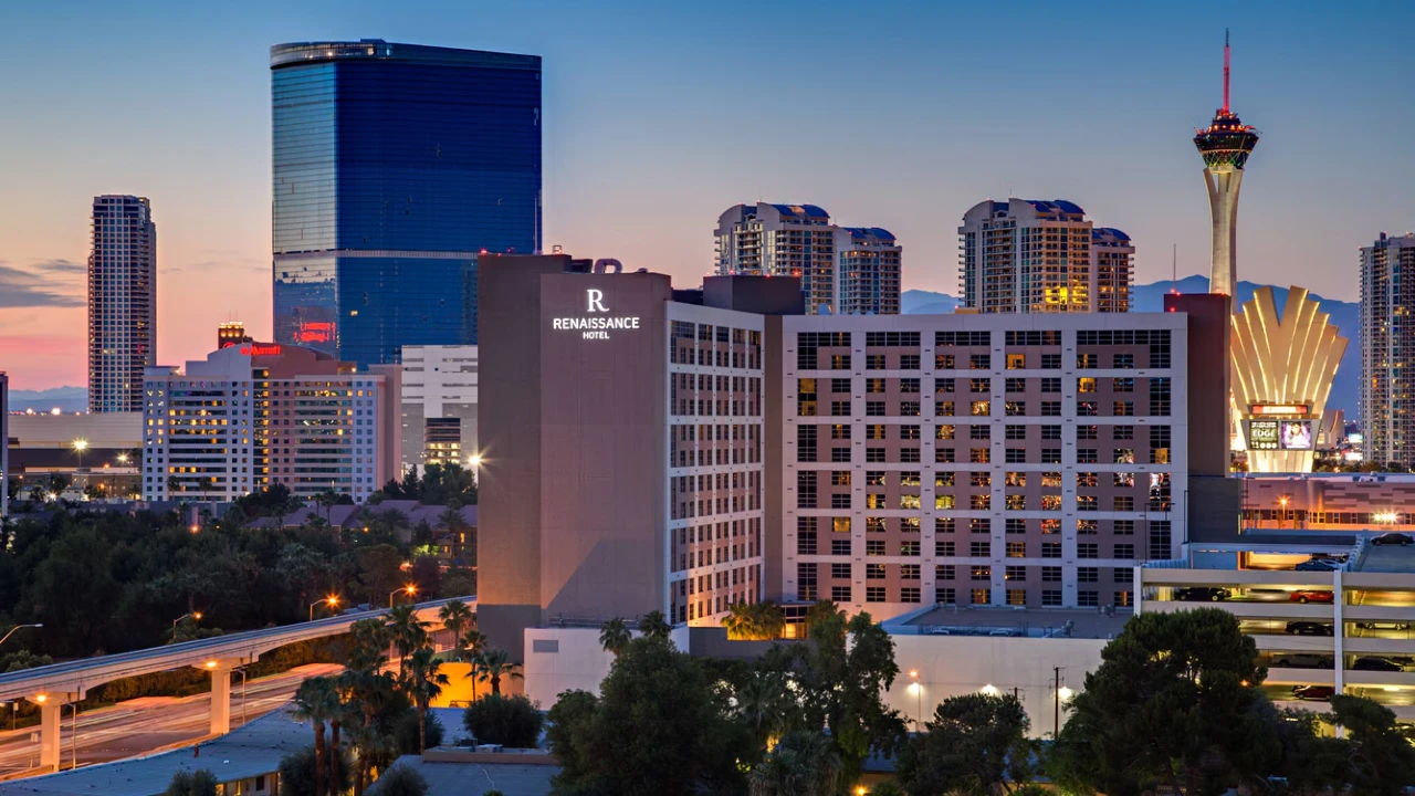 Hotel Exterior at Renaissance Las Vegas Hotel