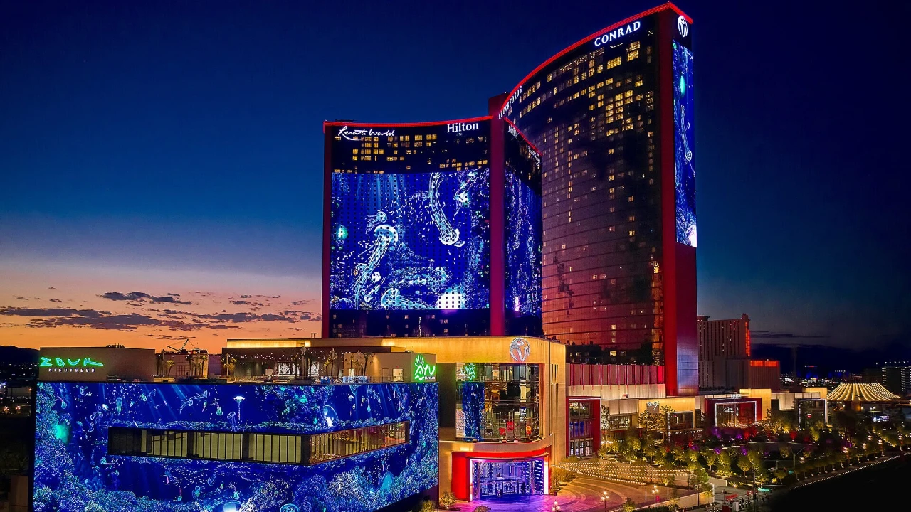 Hotel Exterior at Resorts World Las Vegas