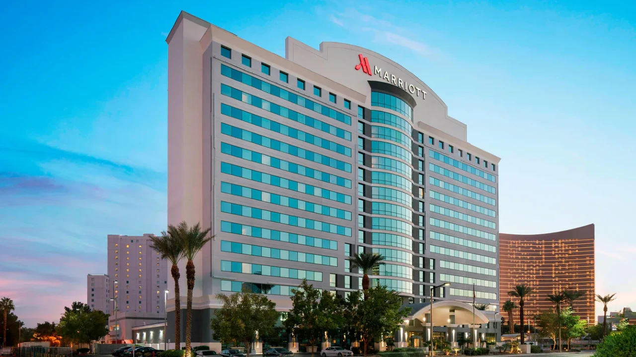 Hotel Exterior at Las Vegas Marriott