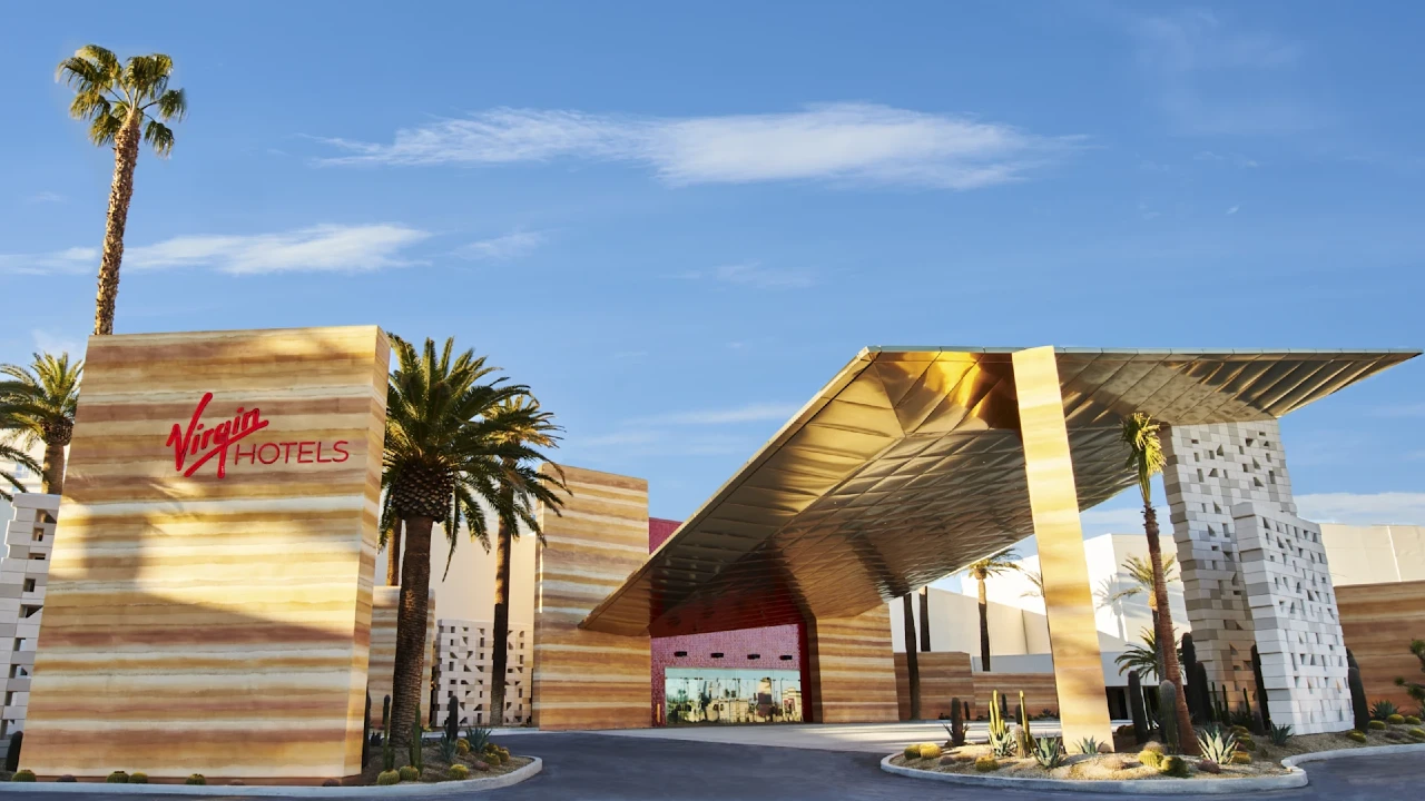 Hotel Exterior at Virgin Hotels Las Vegas