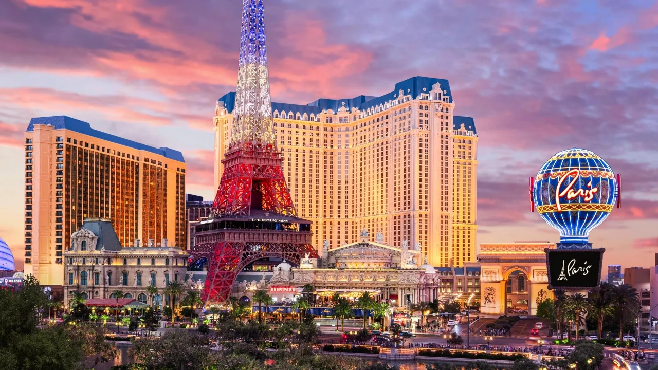 Hotel Exterior at Paris Las Vegas