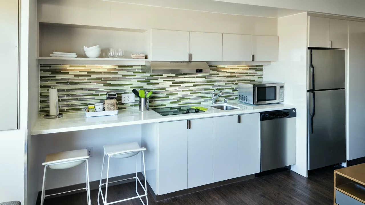Guest Room Kitchen at Element Las Vegas Summerlin