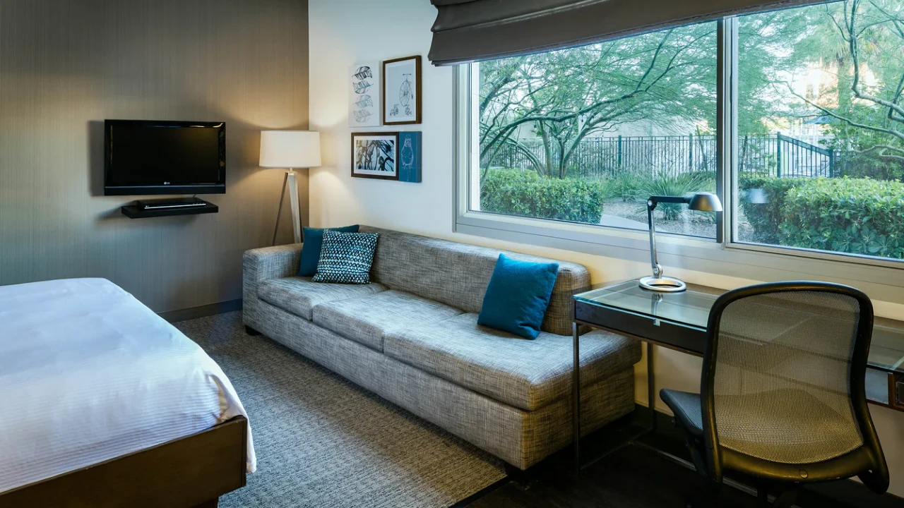 Guest Room Living Area at Element Las Vegas Summerlin