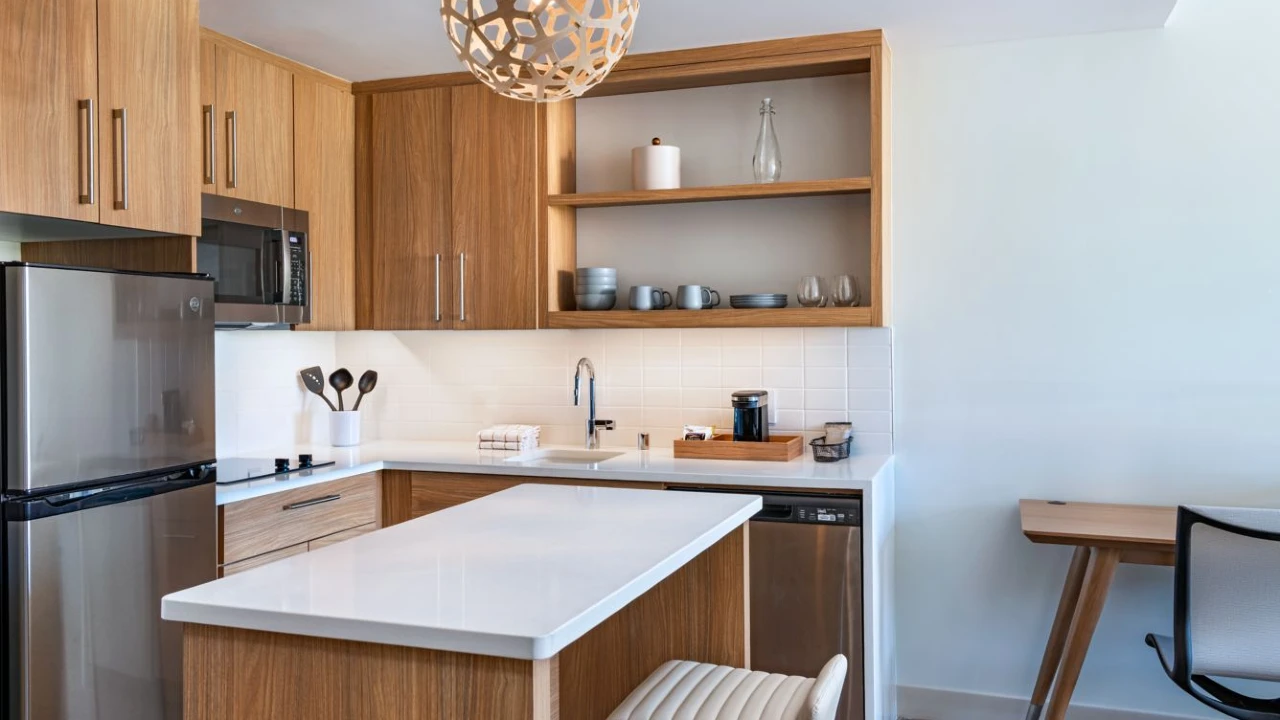 Guest Room Kitchen at Element Las Vegas Symphony Park