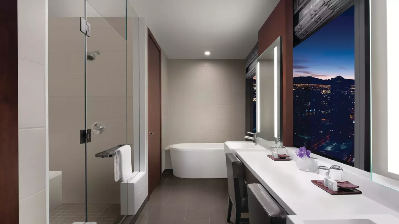 Loft Bathroom at Vdara Hotel and Spa Las Vegas