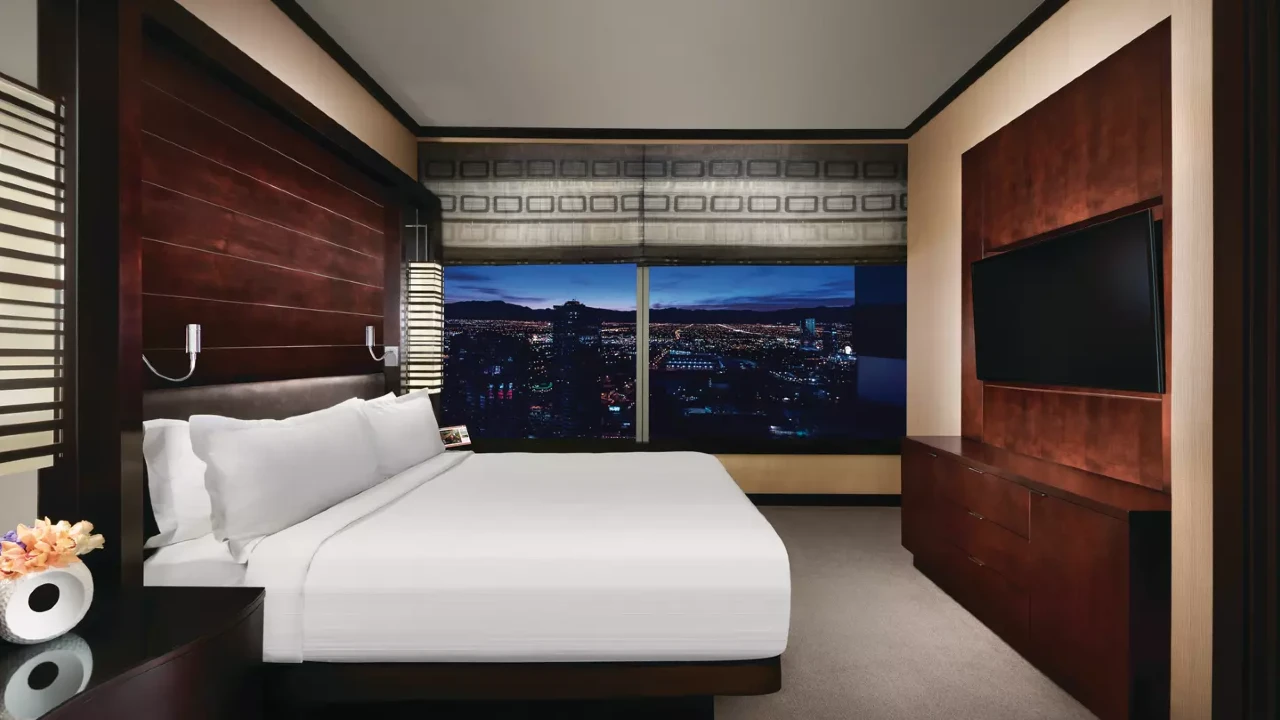 Suite Bedroom at Vdara Hotel and Spa Las Vegas