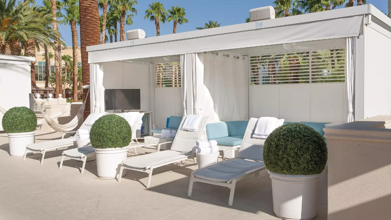 Pool Cabanas at W Las Vegas
