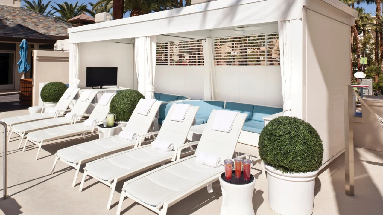 Pool Cabanas at W Las Vegas